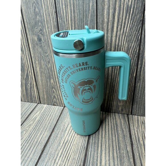 Hydrapeak 18 oz. Voyager Tumbler Baylor University Bears Teal Insulated Stainles - Picture 1 of 4